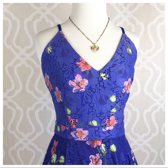 *CLEARANCE* Roses Lace Tulle Petticoat Mini Dress - Picture 2 of 8